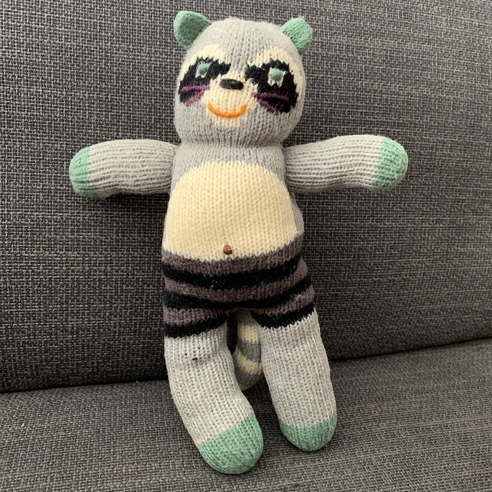 BlaBla Bandit The Raccoon Knit Doll‎ Plush